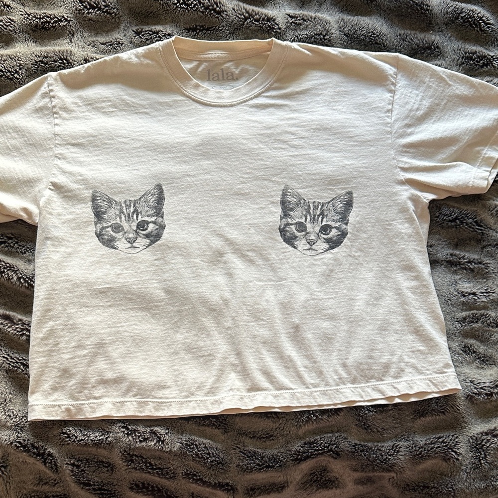 Dressed in LaLa Cat Shirt